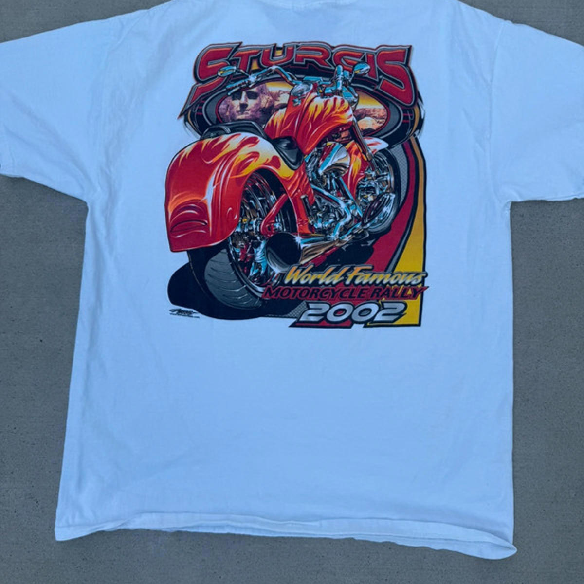 Vintage 2002 Surgis Motetcycle Event Tee